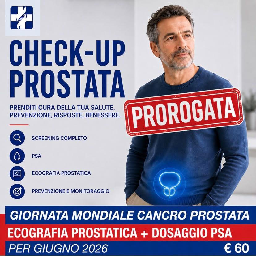 11 Giugno 2026 Promo check-up prostata